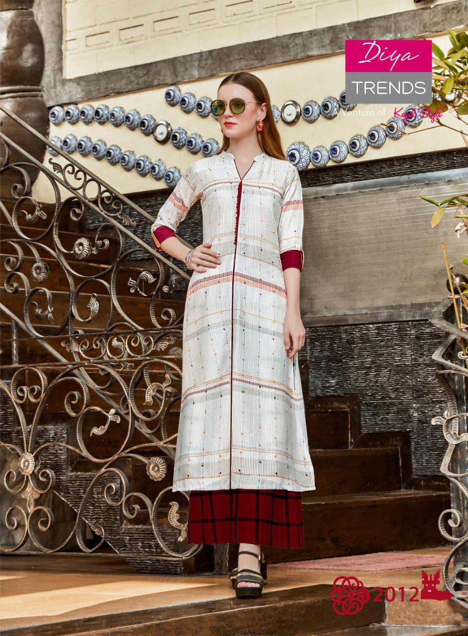 Purple City Vol-2 Diya Trends Pigment Print Kurti Supplier Purple City Vol-2 Diya Trends Pigment Print Kurti Supplier